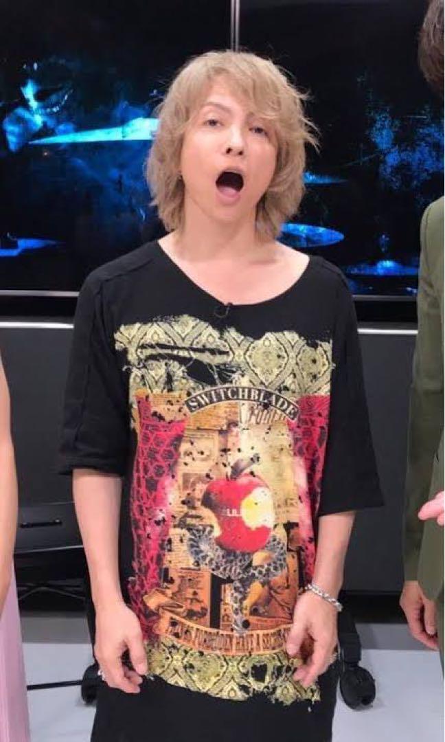 hyde 着 switchblade tシャツ roen