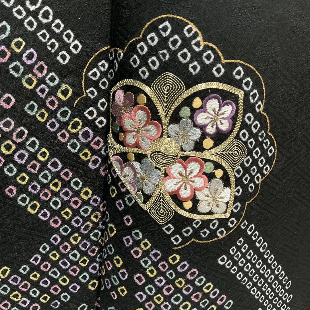 C57正絹　袷　さが美　訪問着　花刺繍　金駒刺繍　金彩　着物 C57正絹 袷 さが美 訪問着 花刺繍 金駒刺繍 金彩 着物 - メルカリ
