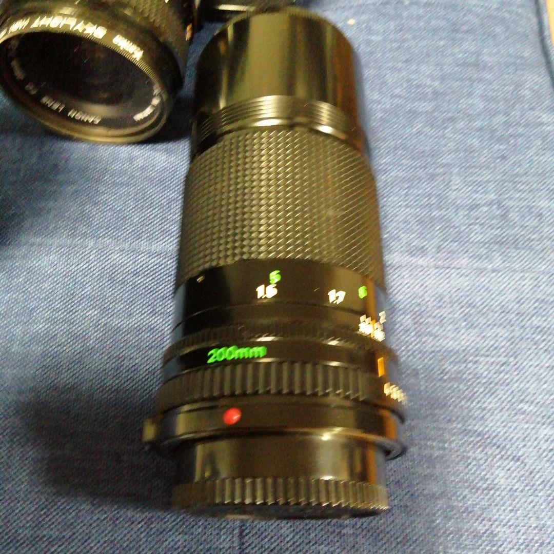 CANON F-1 キャノン エフワン 望遠・ズームレンズセット 画像3