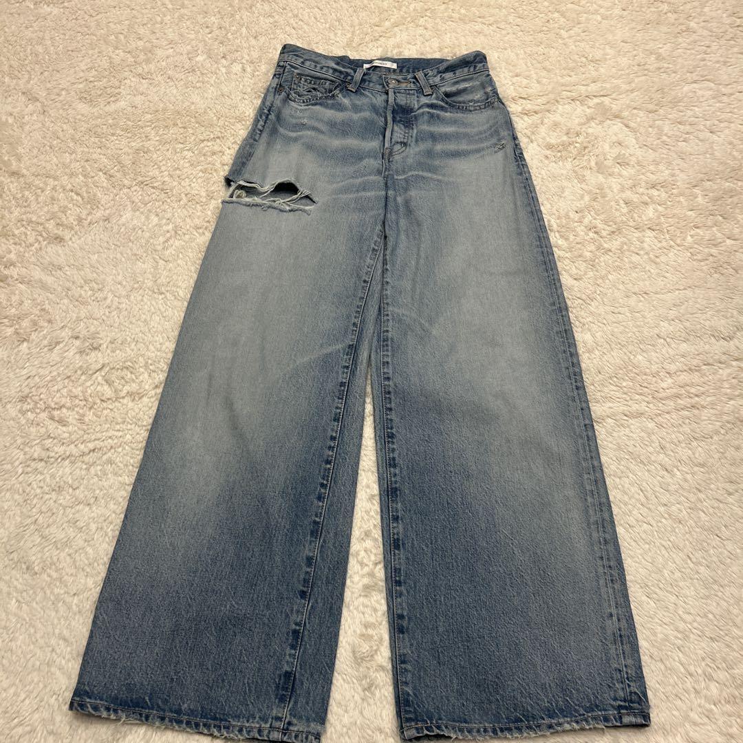 MOUSSY マウジー MIDRISE BAGGY 25