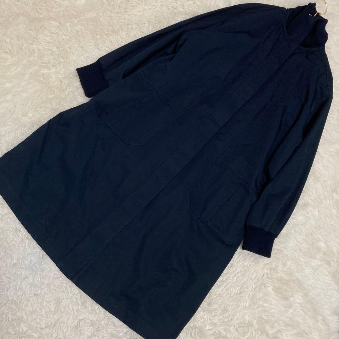 im product ライトコート ネイビー シンプル ナチュラル 上品 SIZE im product