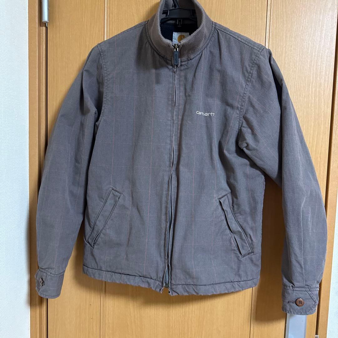 Carhartt ブラウン ストライプジャケット