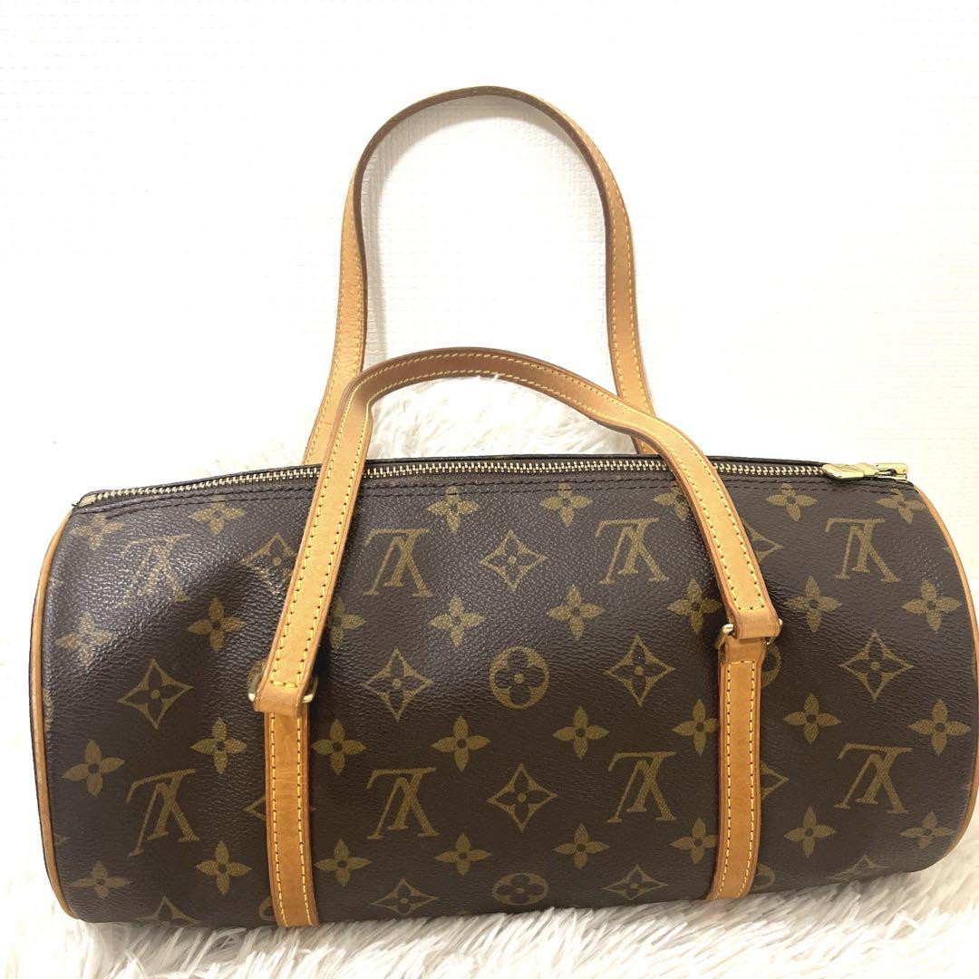 パピヨン Louis Vuitton モノグラム ハンドバッグ
