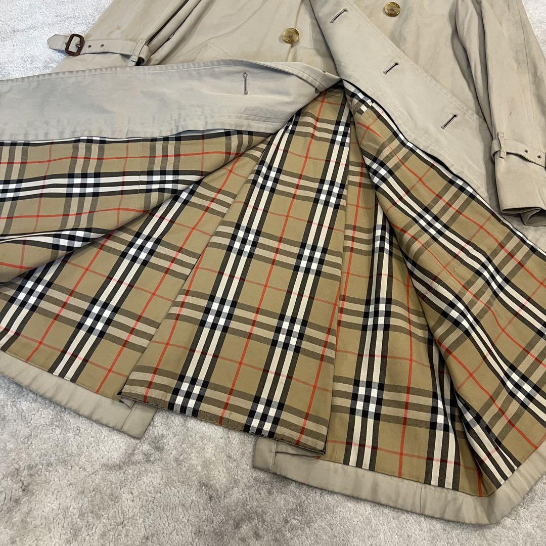 人気❗️Burberry バーバリー トレンチコート ノバチェック コットン 画像2