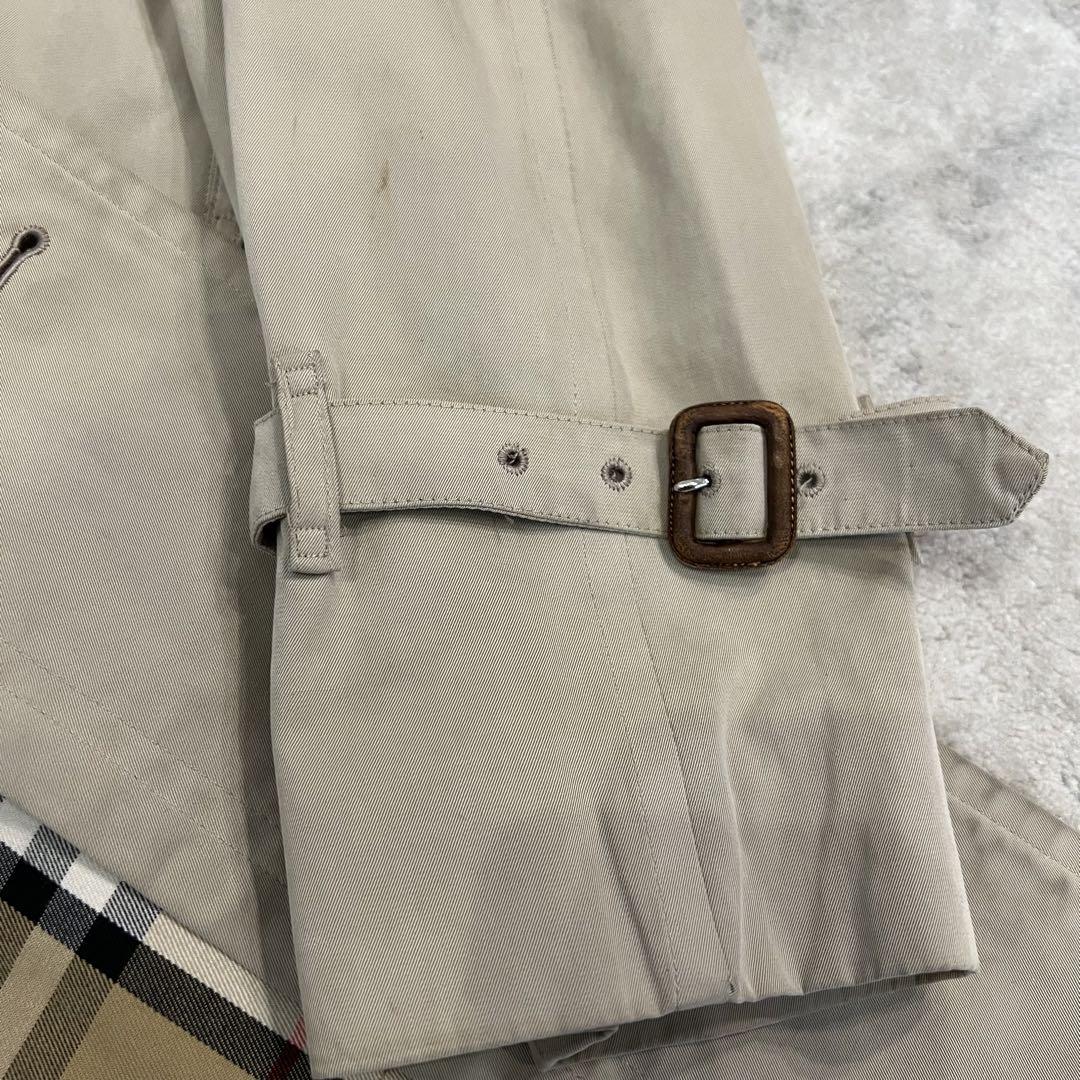 人気❗️Burberry バーバリー トレンチコート ノバチェック コットン 画像3