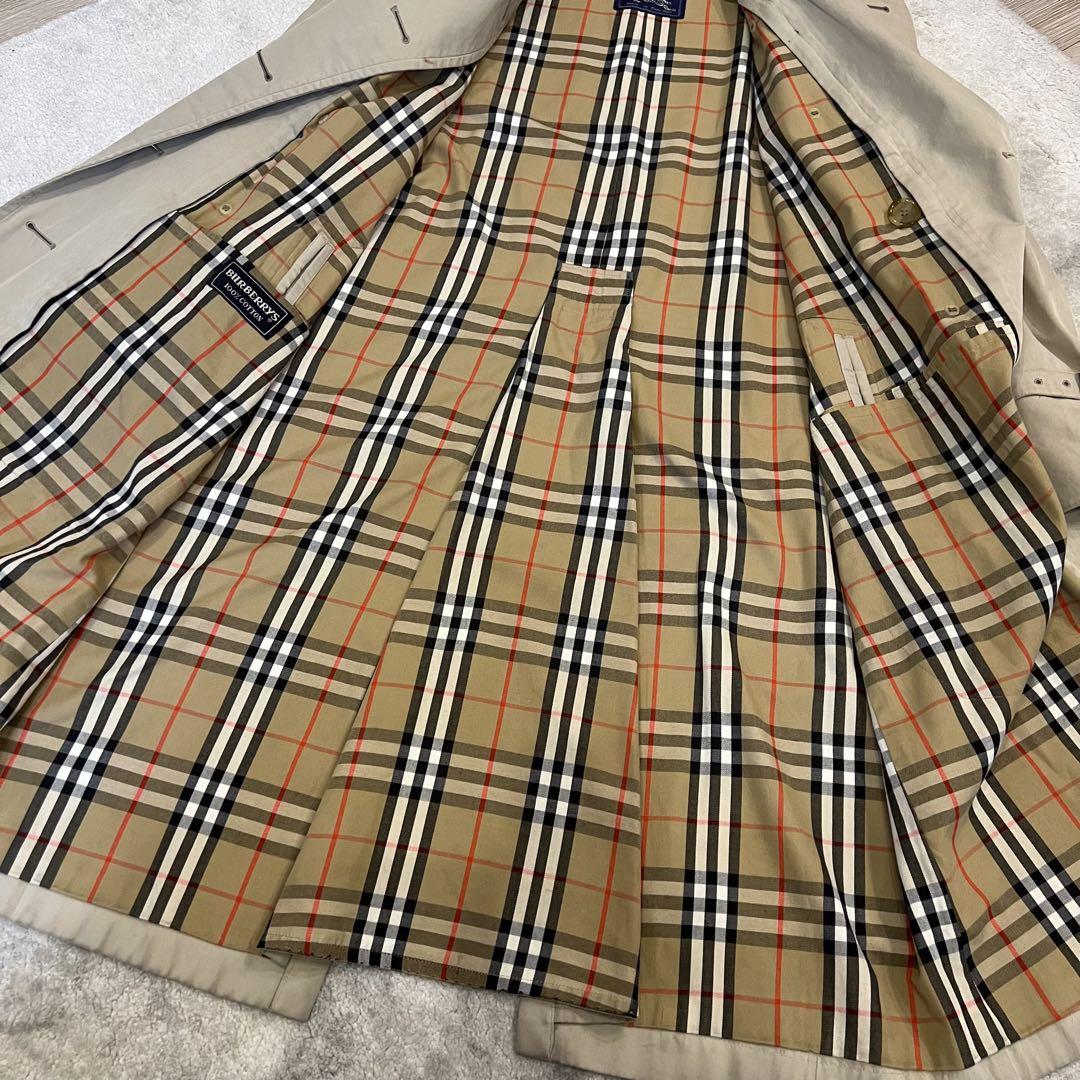 人気❗️Burberry バーバリー トレンチコート ノバチェック コットン 画像4