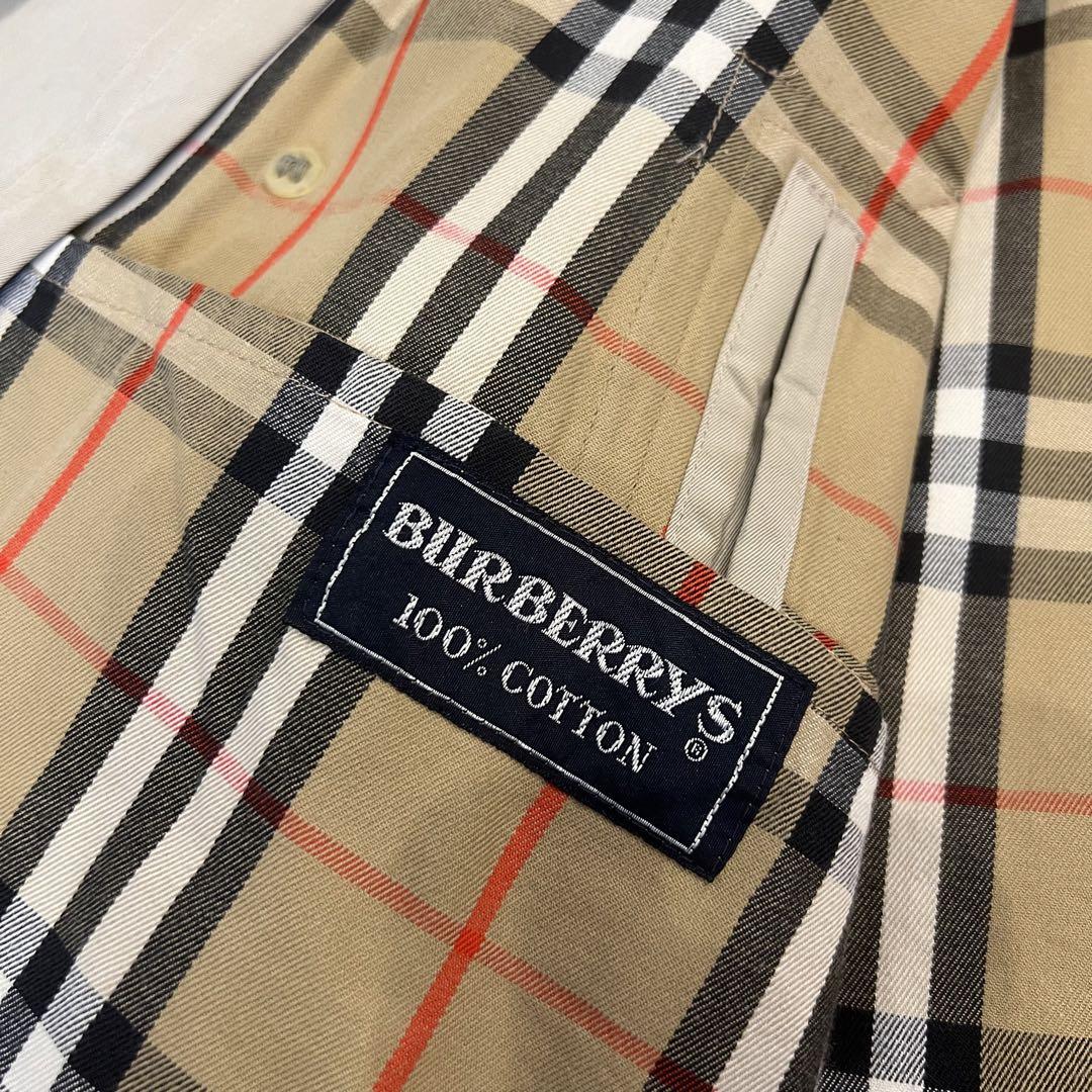 人気❗️Burberry バーバリー トレンチコート ノバチェック コットン 画像6