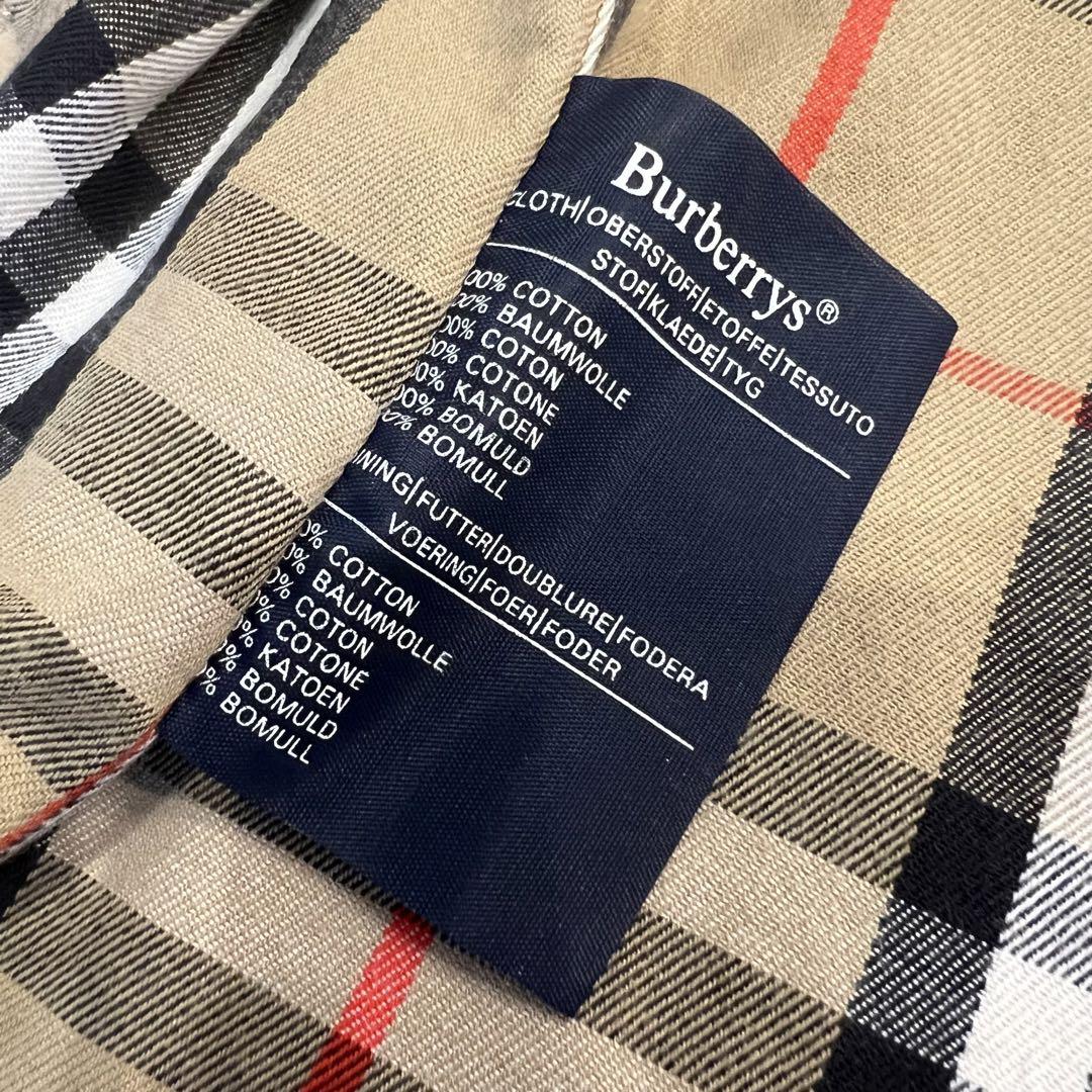 人気❗️Burberry バーバリー トレンチコート ノバチェック コットン 画像7
