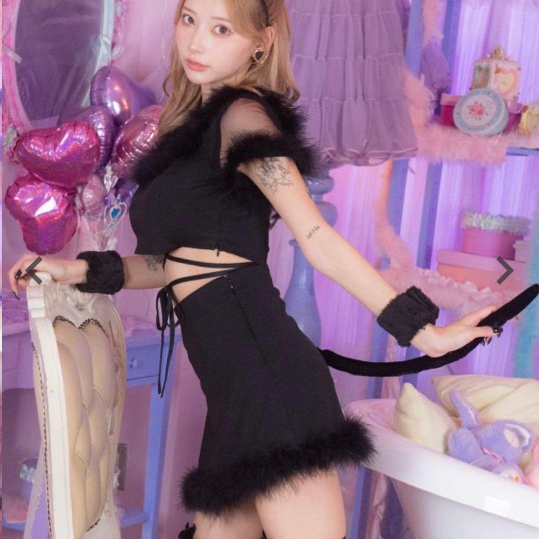 Tika コスプレ　アニマル　猫　ハロウィンMサイズ