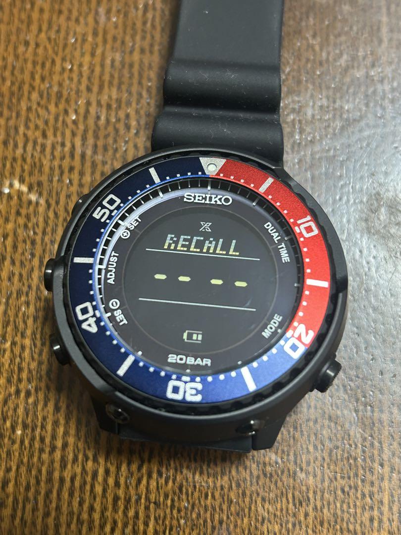 SEIKO ソーラー デジタル腕時計 S802-00A0 セイコー メンズ