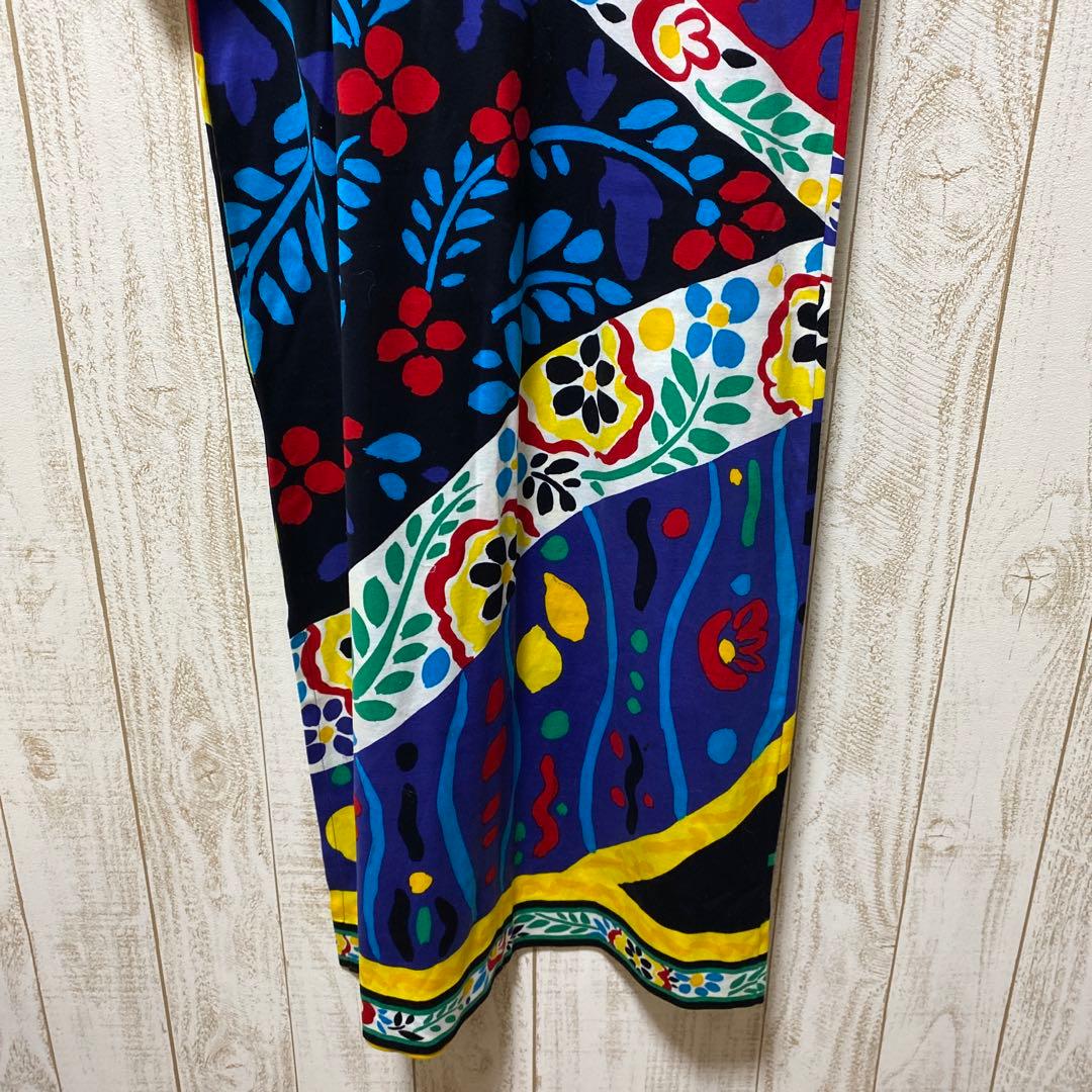 レオナール LEONARD 花柄 ワンピース ロング丈ワンピース