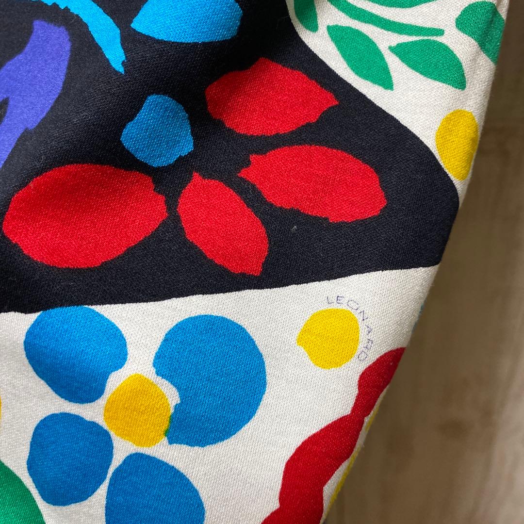 レオナール LEONARD 花柄 ワンピース ロング丈ワンピース