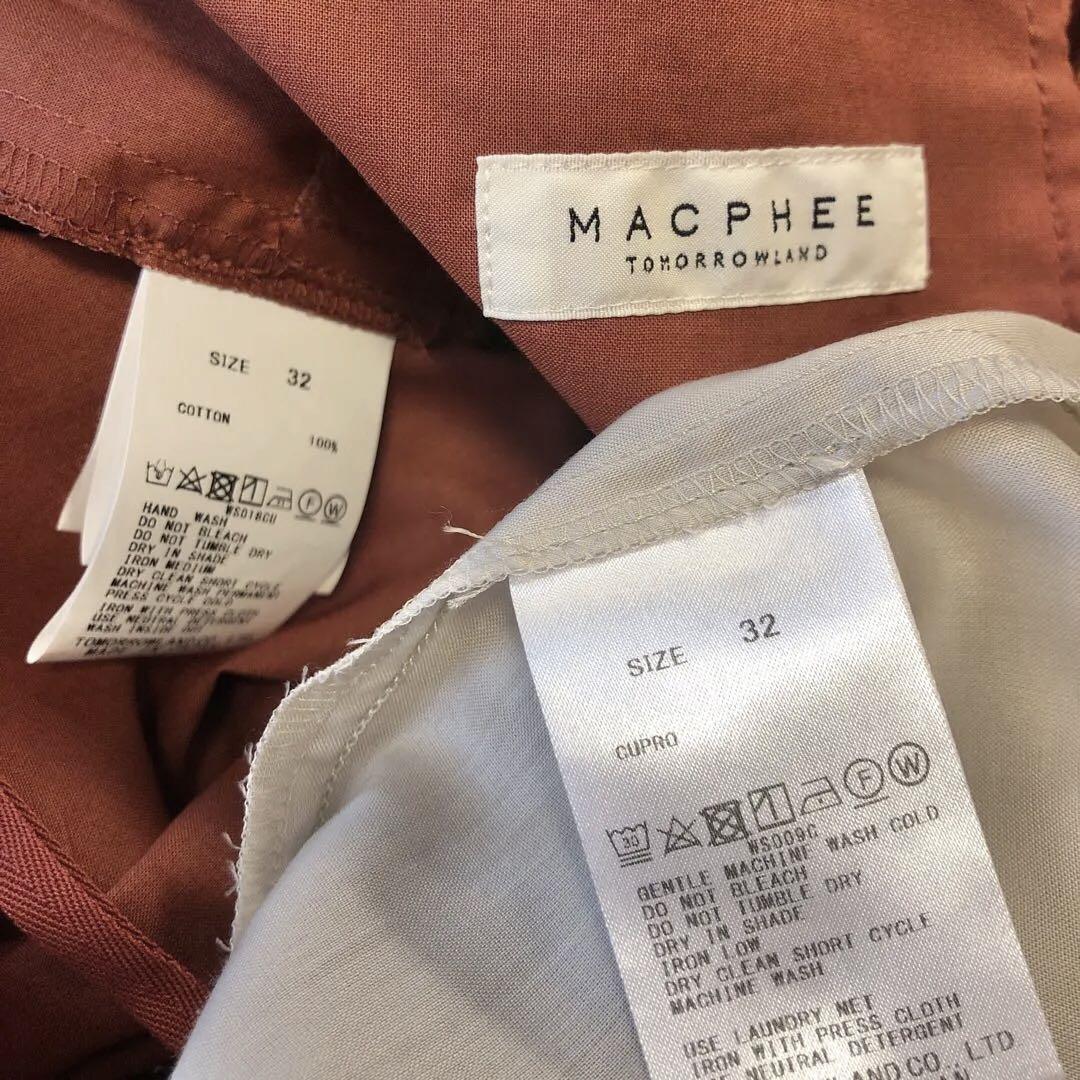 MCAFEEマカフィー ワイドパンツ/ガウチョパンツ 32 ※ペチパンツ付き MCAFEEマカフィー ワイドパンツ/ガウチョパンツ 32 ※ペチパンツ