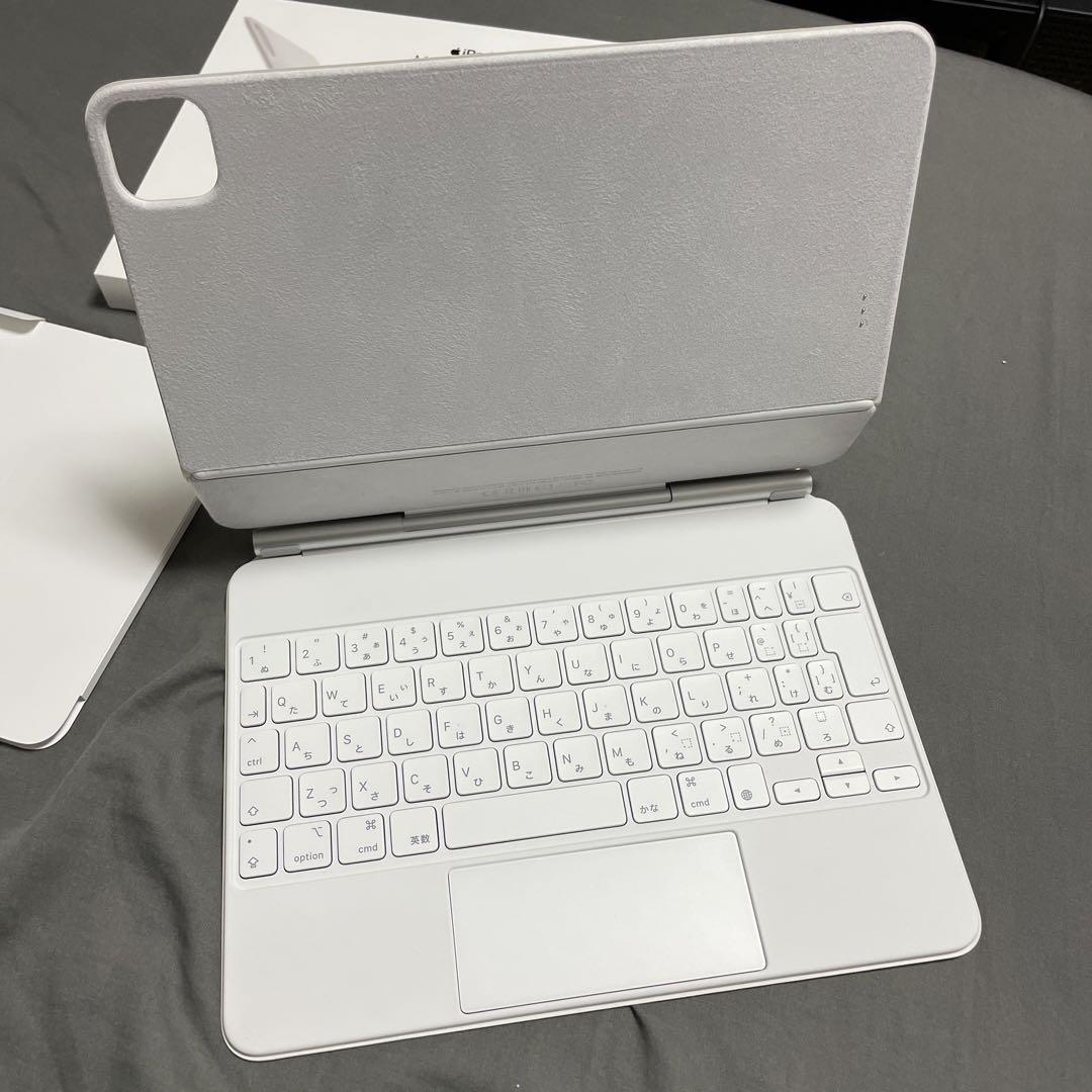 Magic Keyboard 純正品 MJQJ3J/A 11インチiPad Air（M2）用Magic Keyboard - 日本語 - ホワイト