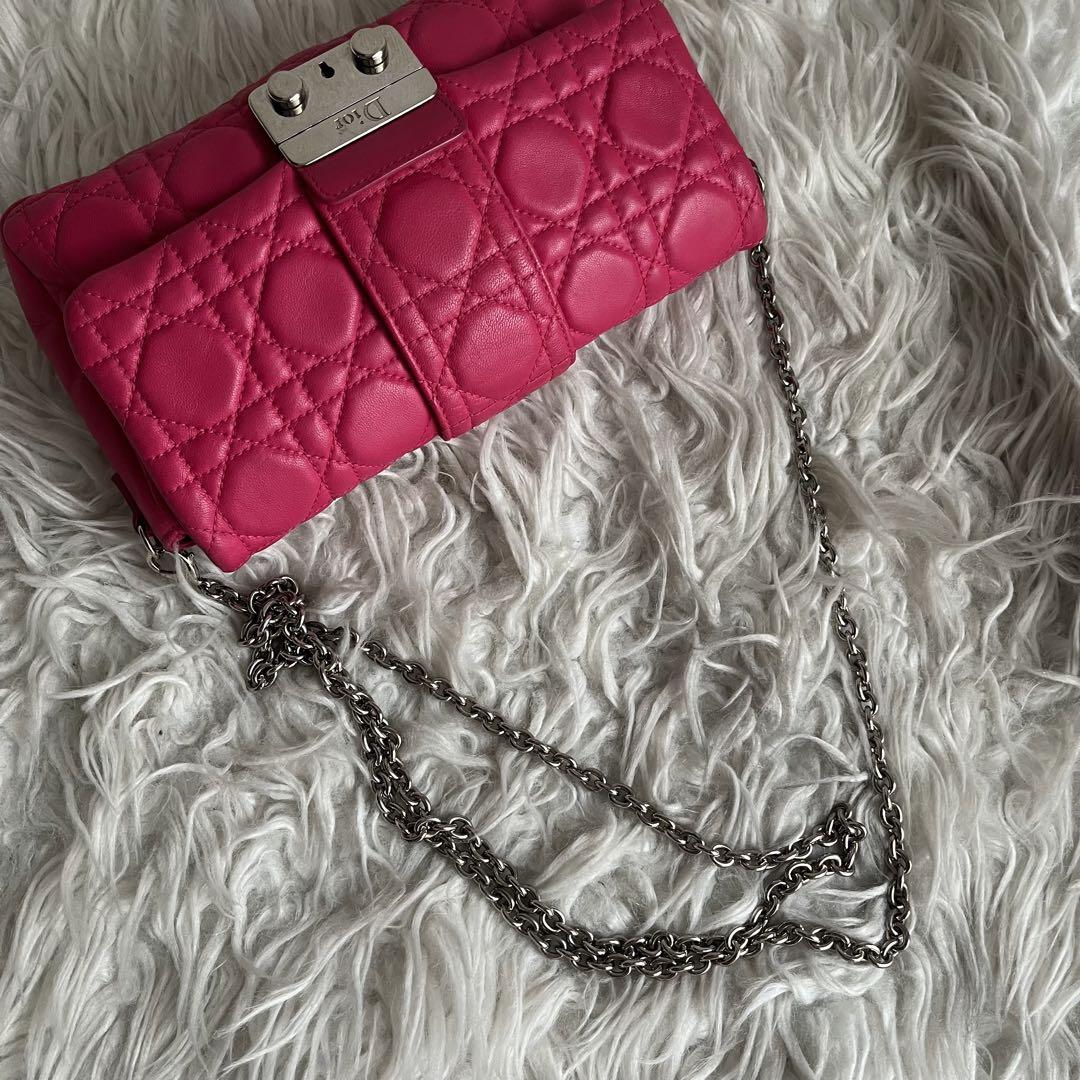 ✨️極美品✨️ ChristianDior  カナージュ　 ショルダーバッグ ピンク