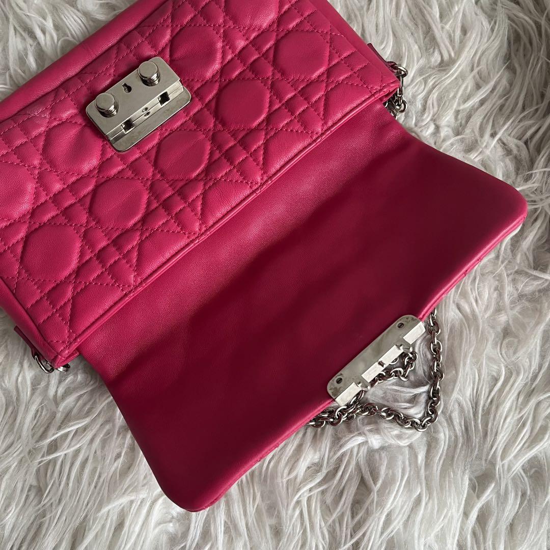 ✨️極美品✨️ ChristianDior  カナージュ　 ショルダーバッグ ピンク