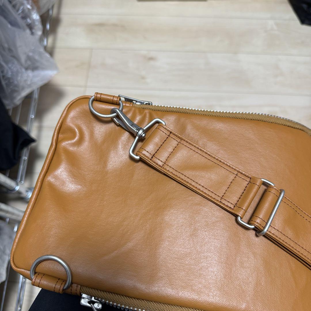 【新品同様】PORTER ポーター　フリースタイル キャメル　ボディバッグ