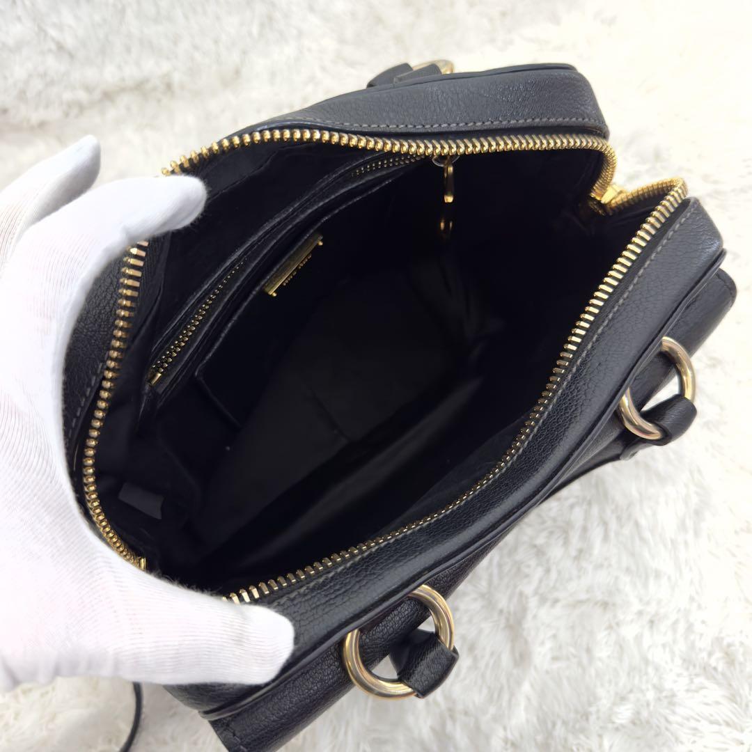 美品⭐️MIUMIU ミュウミュウ ショルダーバッグ ハンドバッグ 2way 黒