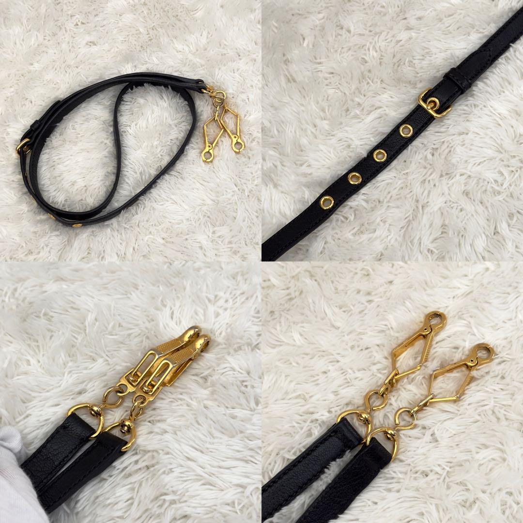 美品⭐️MIUMIU ミュウミュウ ショルダーバッグ ハンドバッグ 2way 黒