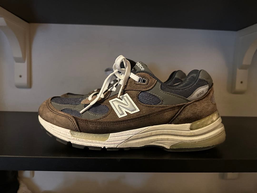 New Balance 992 グレー スニーカー