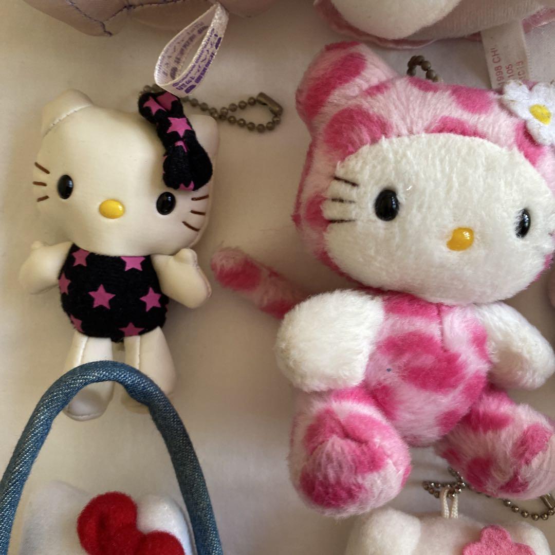 d*0様 貴重なお品です♡ハローキティ キーホルダーセット 日*0様 ハローキティ ぬいぐるみキーチェーン セット - メルカリ