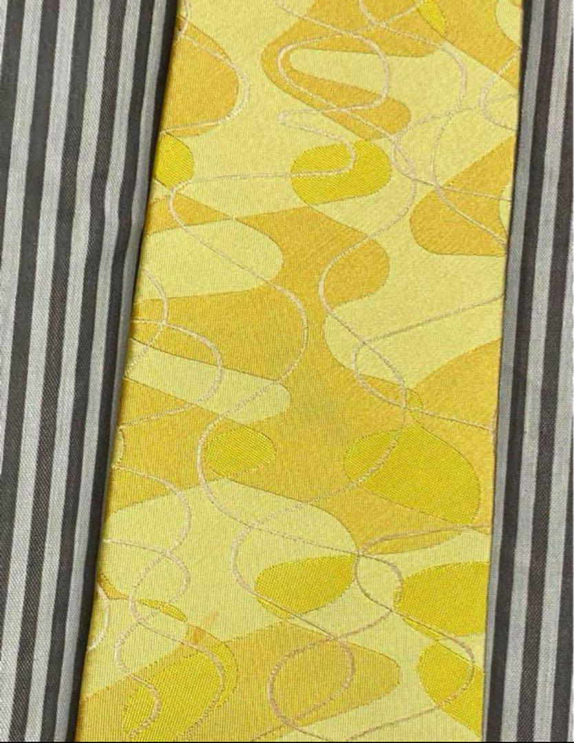 希少　DRIES VAN NOTEN ドリスバンノッテン イエローネクタイ