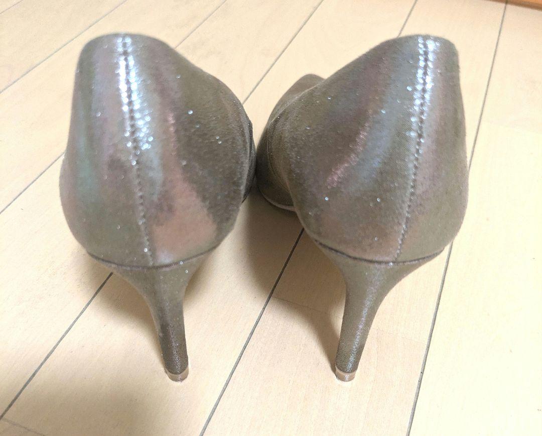 ラグナムーン コンフォートパンプス Sサイズ ゴールド 靴