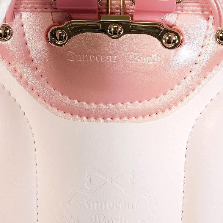 新品 イノセントワールド ランドセル 女の子用 アンジェピンク リボン 画像4