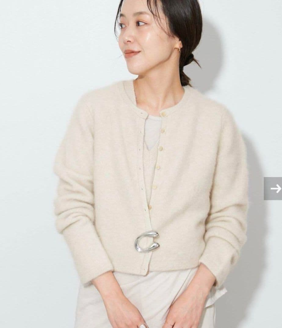 美品｜プラージュ Plage Cashmere Mix Fur カーディガン