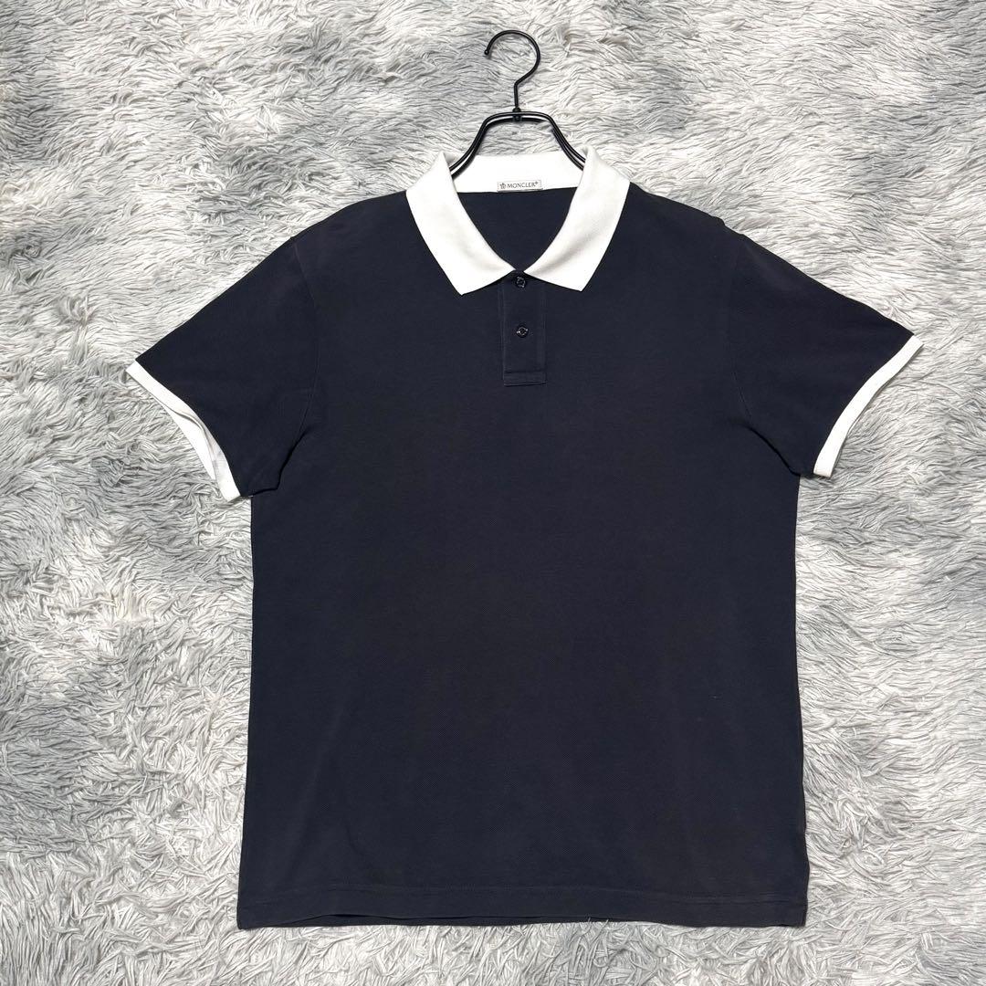 MONCLER モンクレール ポロシャツ スリーブパッチ 袖ワッペン Lサイズ MONCLER モンクレール ポロシャツ スリーブパッチ 袖ワッペン L