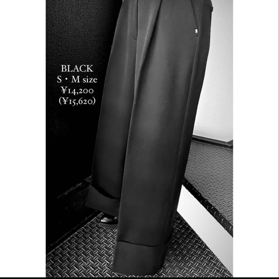 CANAL Accessory ワイドパンツ スラックス 黒 ブラック ZARA