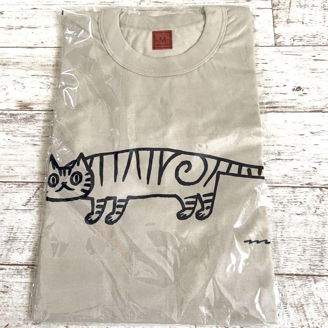 【新品・未使用】「鹿児島睦 まいにち展」限定Tシャツ ネコ 鹿児島睦 まいにち展 限定Tシャツ ネコ 未使用 （鹿児島睦 まい