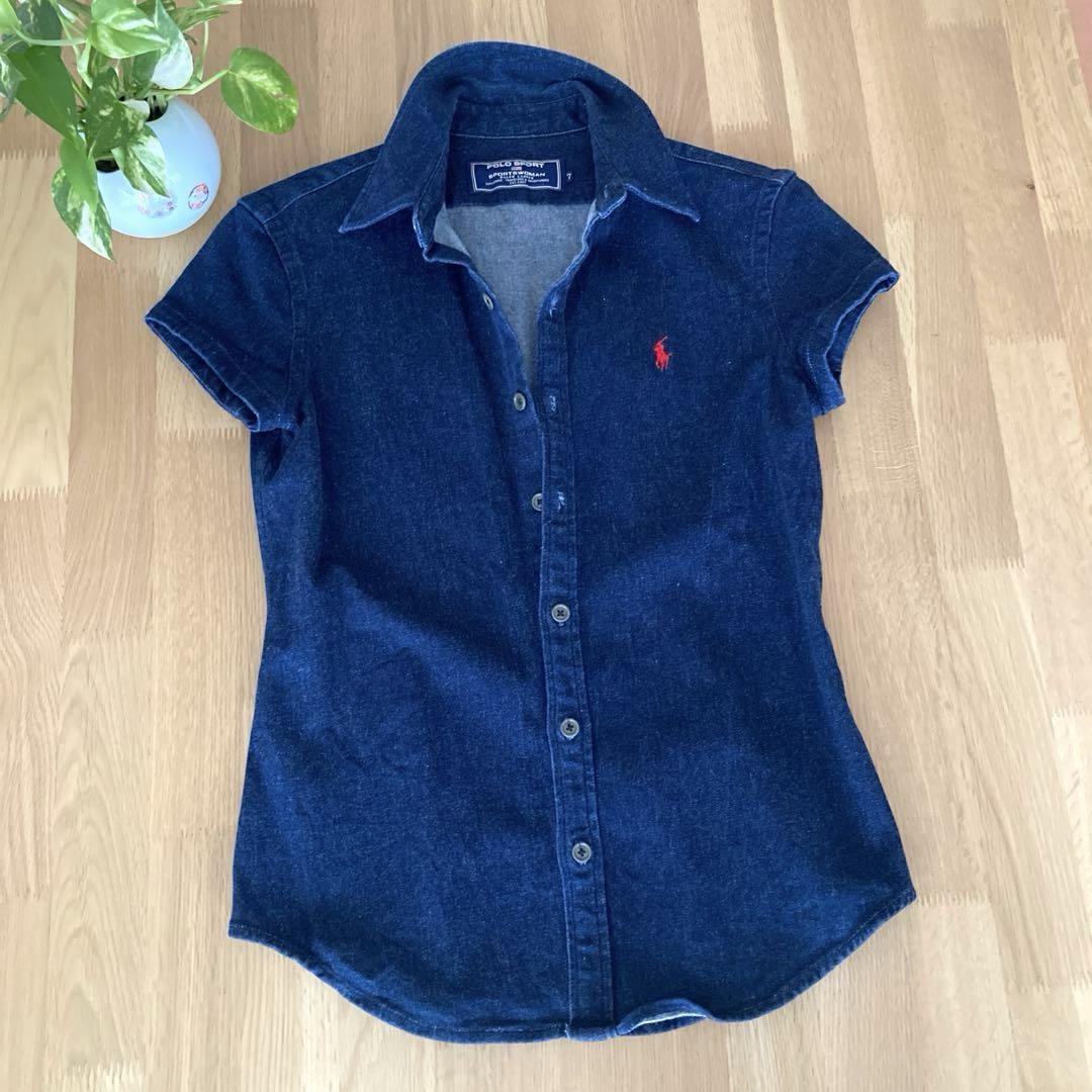 POLO SPORT RalphLauren 半袖シャツ　デニムシャツ