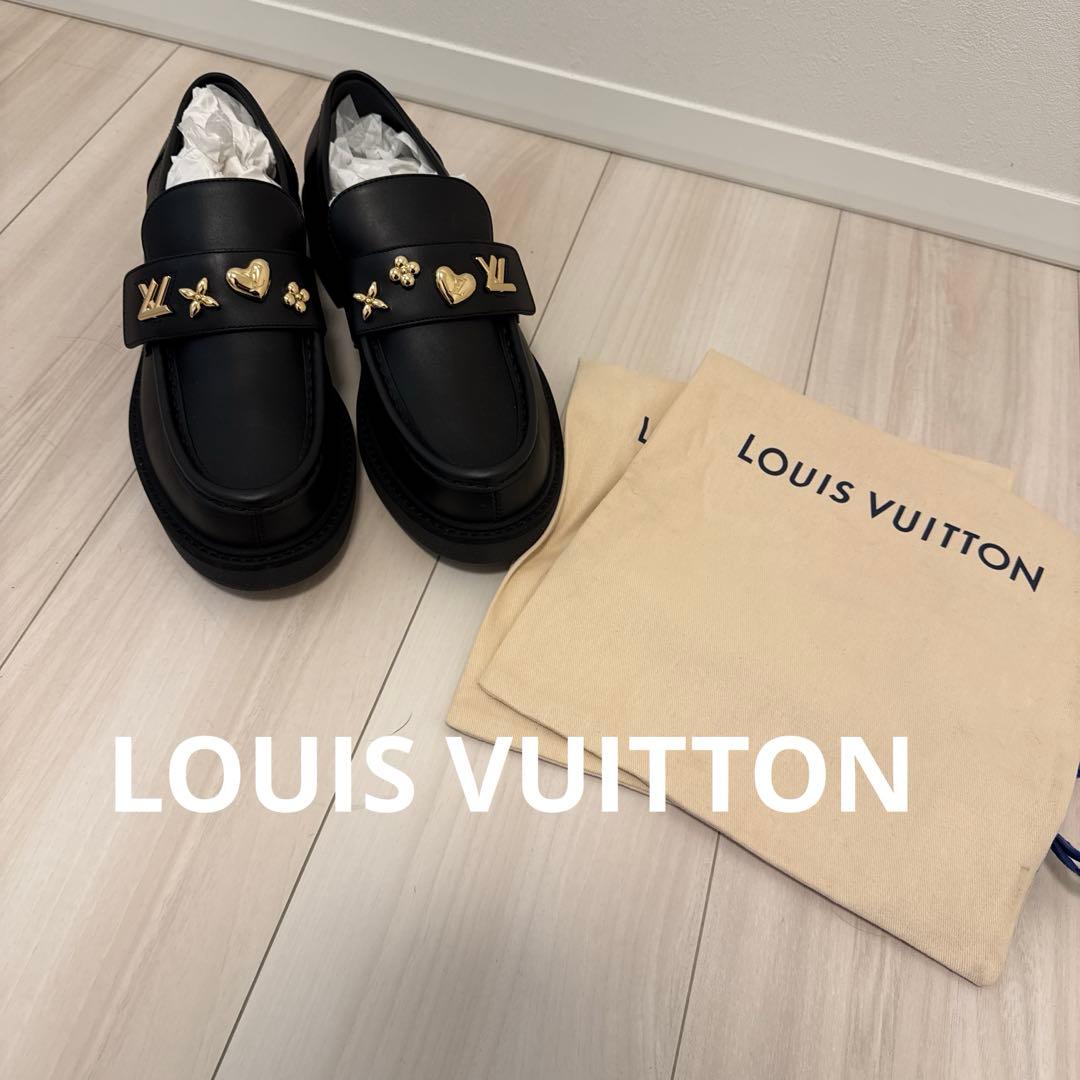 新品未使用品&正規品 ルイヴィトン アカデミーローファー 38.5