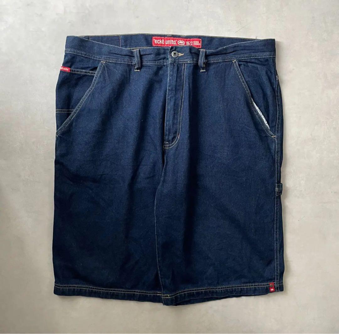 極太 Jorts バギーショーツ ハーフデニム デニムショーツ bboy
