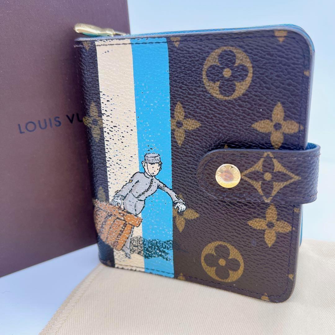 ルイヴィトン　 折り財布 二つ折り  ラウンドファスナー 　ベルボーイ