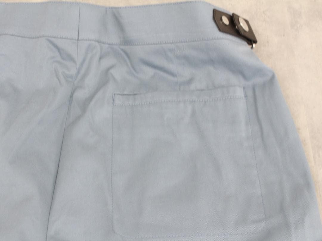 ▲美品 HERMESエルメス コットンショートパンツ リゾート くすみブルー ▲美品 HERMESエルメス コットンショートパンツ リゾート くすみブルー