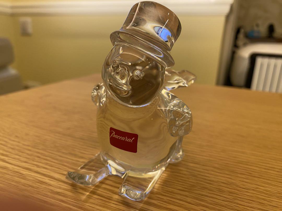 Baccarat Crystal Ornament 1989 Noel Christmas Snowman | eBay