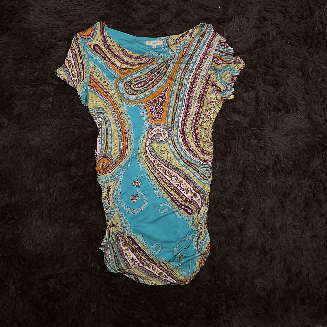 ETRO ペイズリー柄 半袖Tシャツ 42 トップス