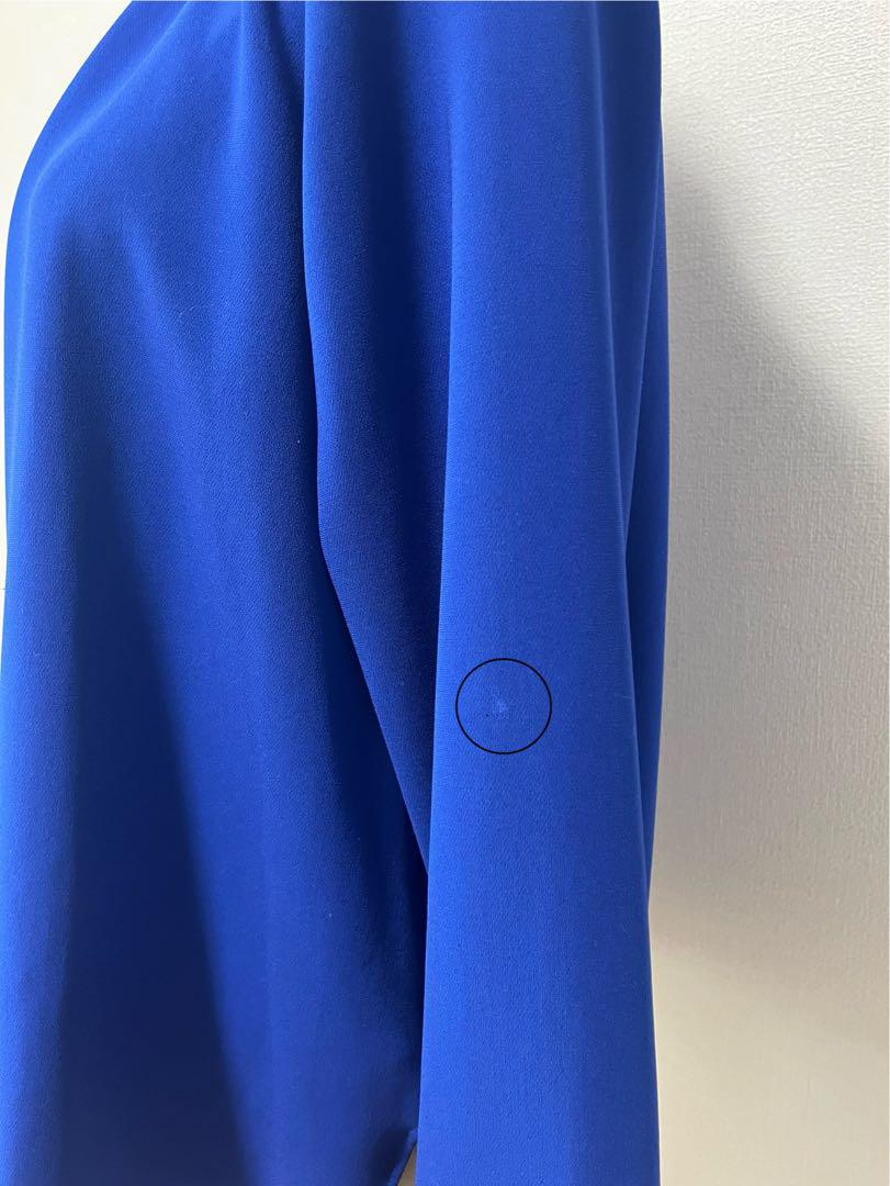 SOÉJU スタンドカラータックブラウス color Blue size:M