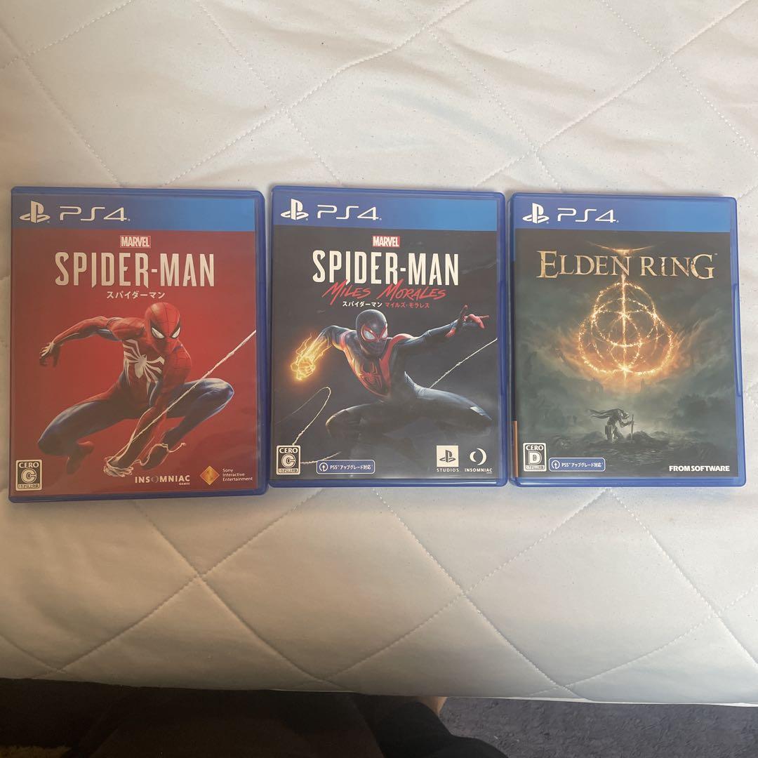 PS4 ゲーム 3本セット Marvel's Spider-Man 他
