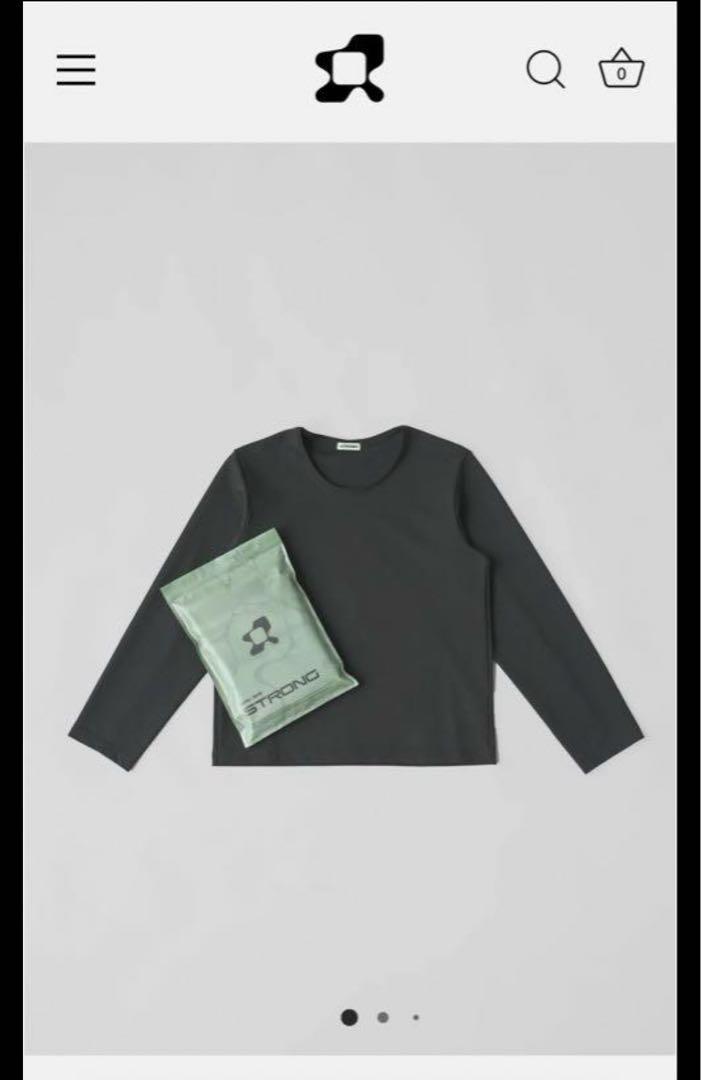 STRONG PACK TEE BLACK 黒 Sサイズ ours アワーズ トップス