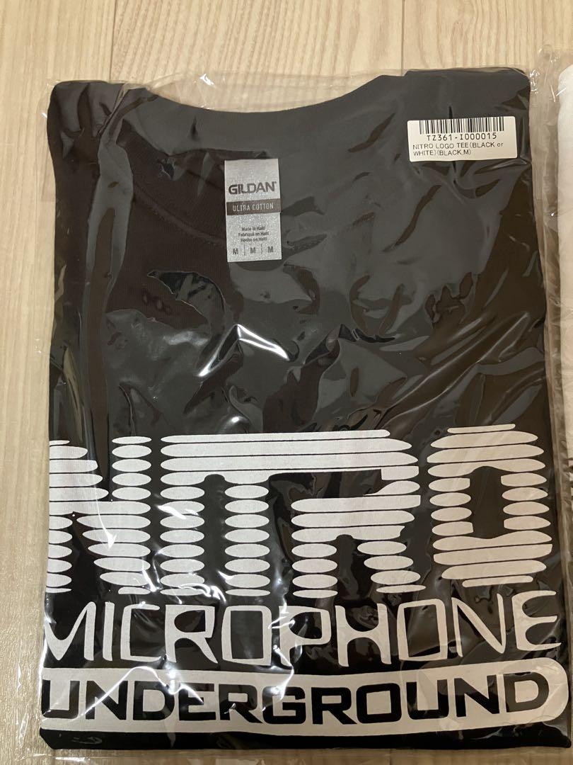 nitro microphone underground Tシャツ 黒と白の2色