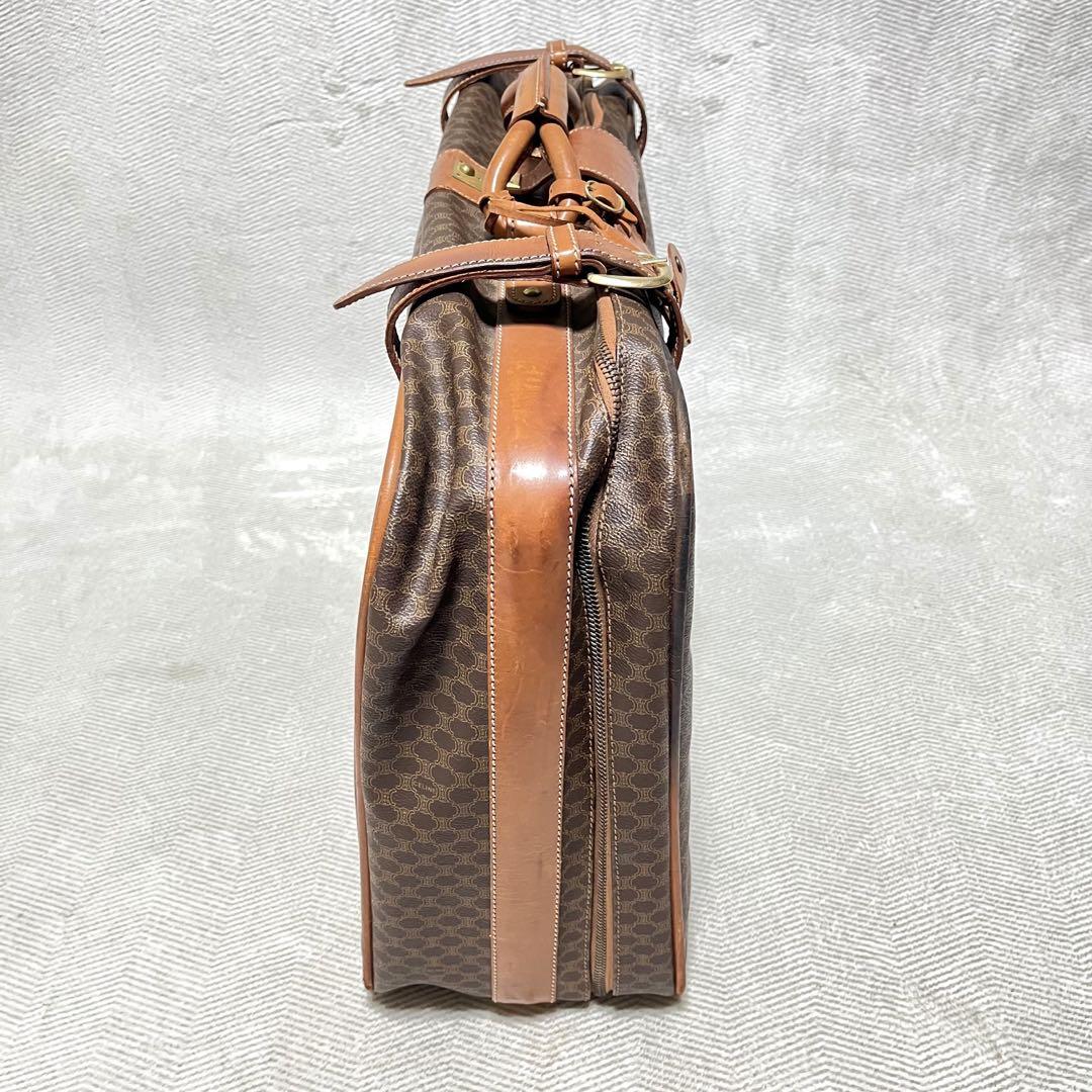 CELINE トラベルバッグ マカダム トリオンフ 旅行 お出かけ 出張 画像7