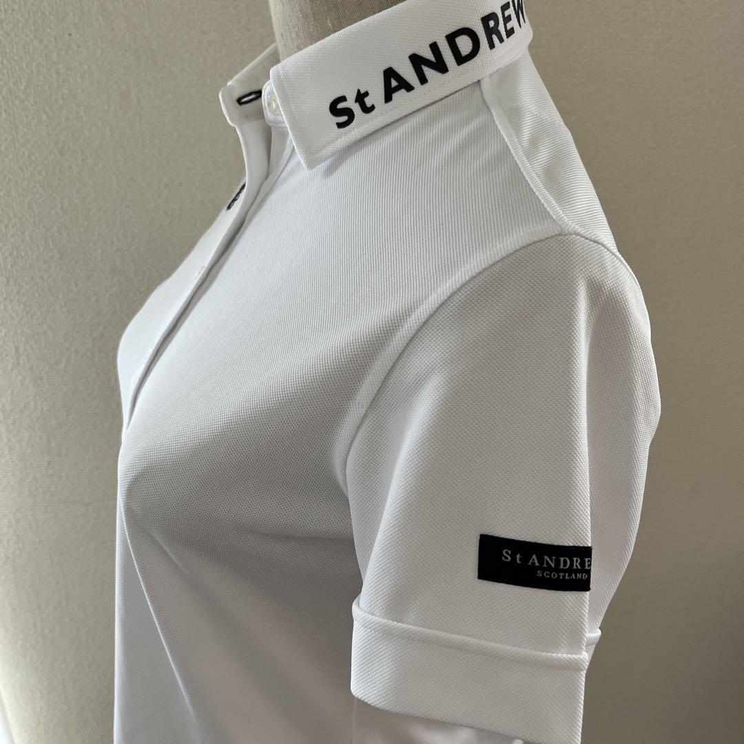 St ANDREW レディースポロシャツ Sサイズ ホワイト　新品