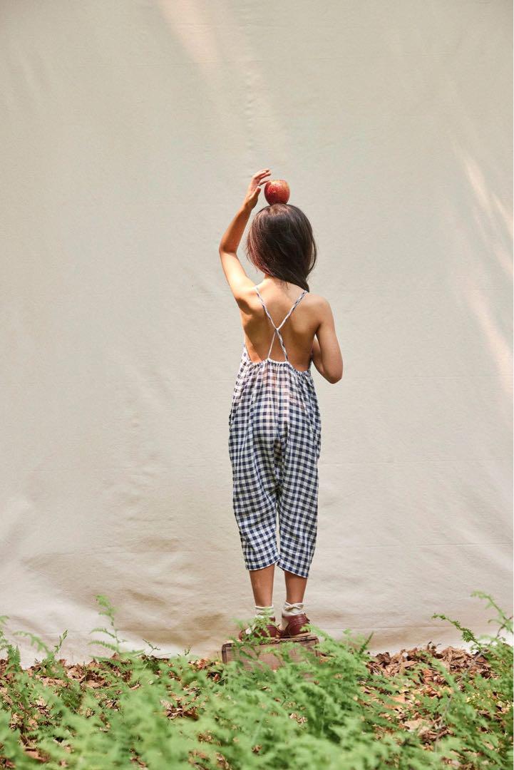 SOOR PLOOM Ines 6y / navy gingham