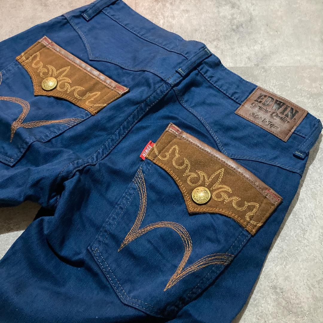 【EDWIN】エドウィン 403SF フラップ ストレート デニム 32インチ 5,060円