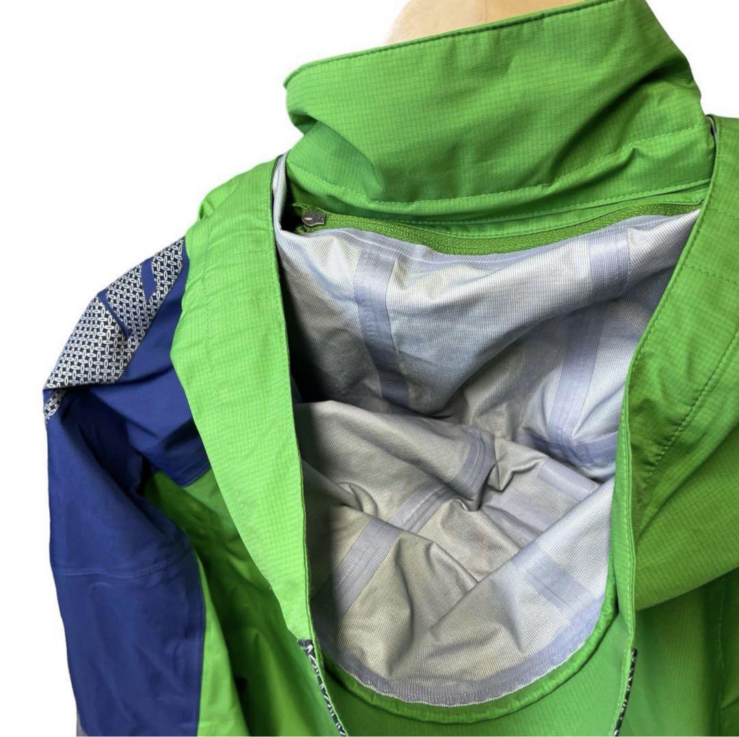 mont bell GORE-TEX マウンテンジャケット 緑グリーン メンズL 画像15