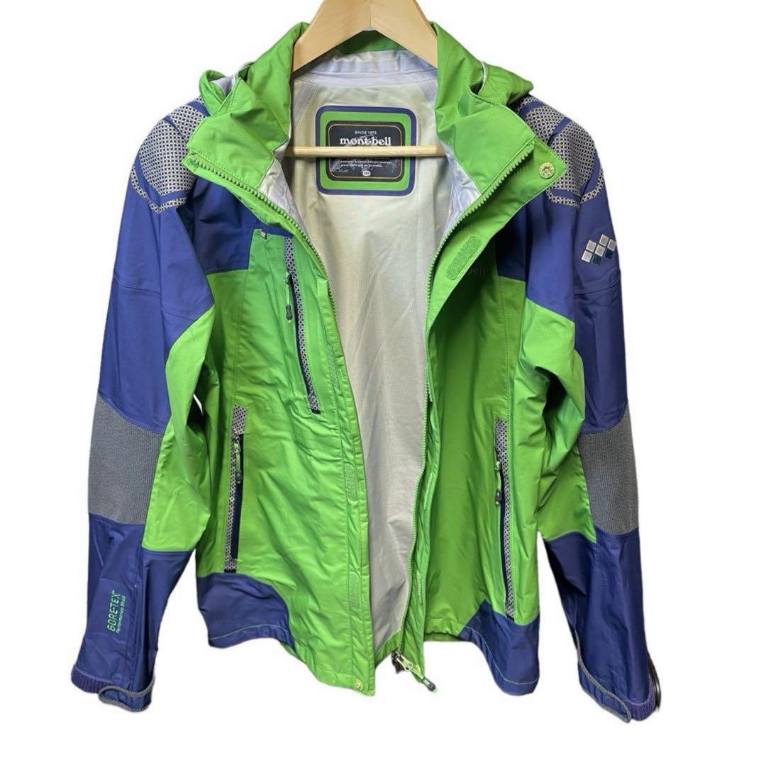 mont bell GORE-TEX マウンテンジャケット 緑グリーン メンズL 画像4