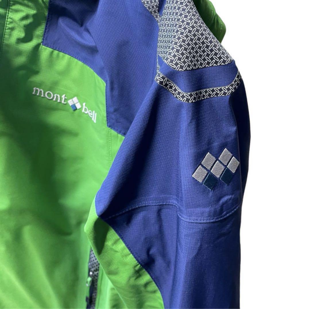 mont bell GORE-TEX マウンテンジャケット 緑グリーン メンズL 画像8